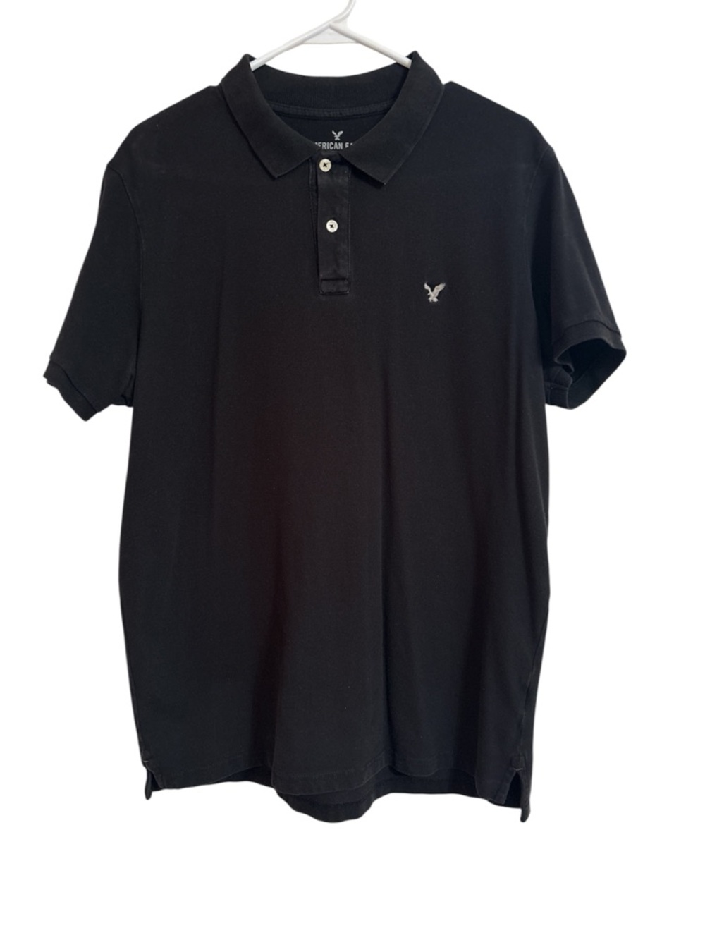 American Eagle Outfitters Black Classic Fit Polo